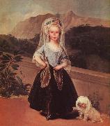 Francisco de Goya Portrait of Maria Teresa de Borbon y Vallabriga Sweden oil painting reproduction
